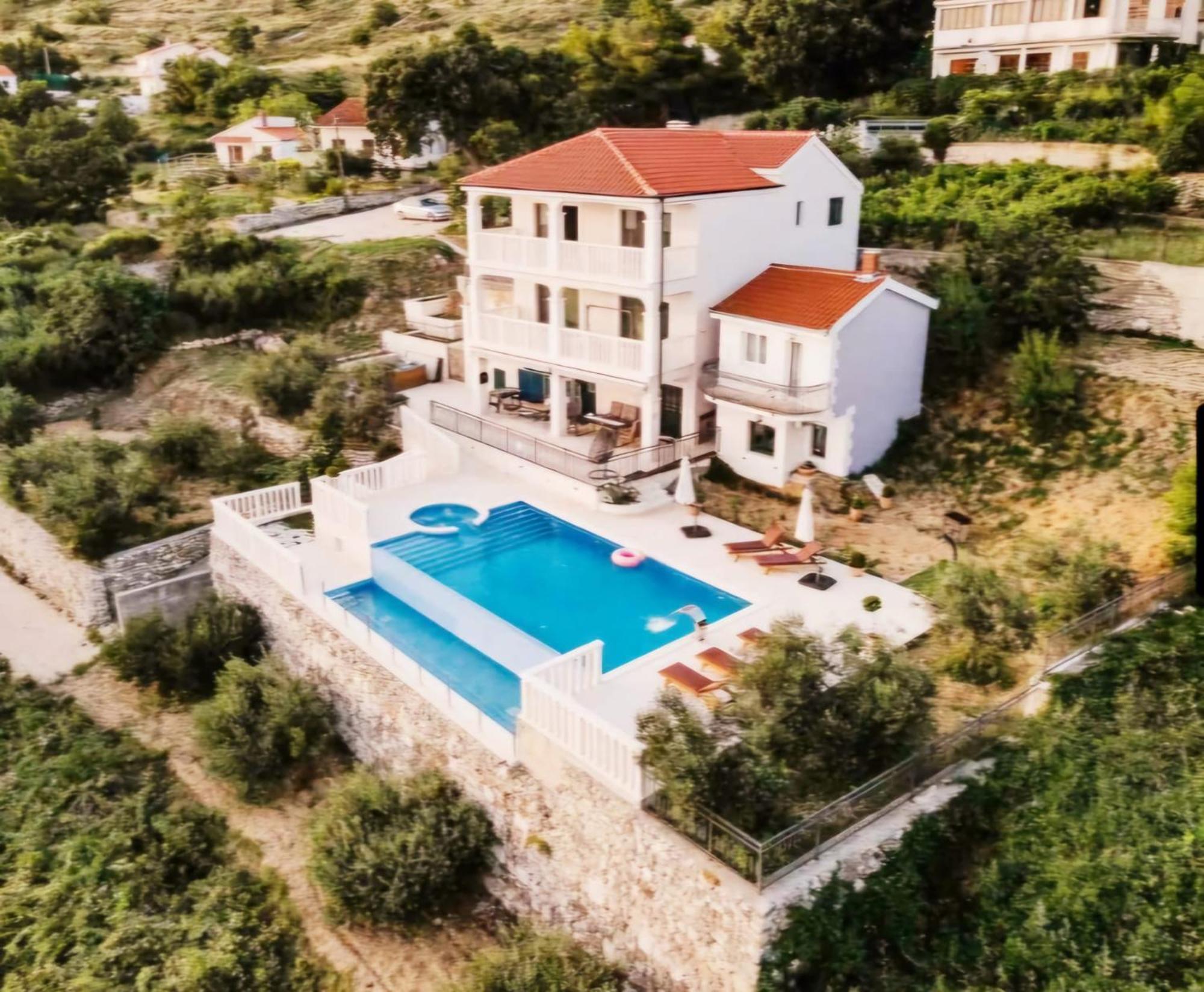 بودْسْتغانا Sea View Luxury Apart Hotel Villa Conte With Swiming Pool And Romantic Spa المظهر الخارجي الصورة